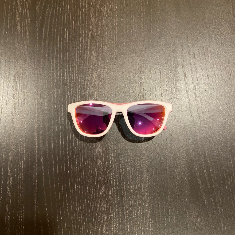 Sunglasses with Pink Reflective Lenses